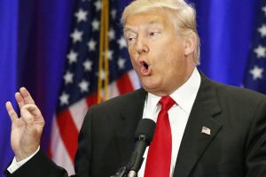 Trump squaremouth makes Presidential destruction