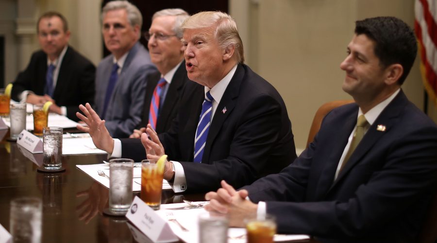 Trump and the Republican leadership