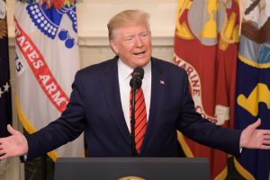 Watch Trump smother good news