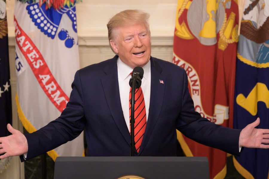 Watch Trump smother good news